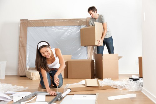 Final delivery and setup by Richmond movers