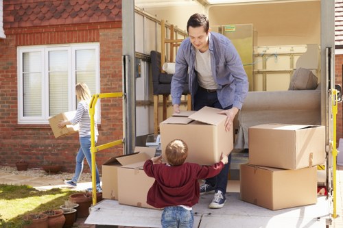 Richmond movers carefully packing and transporting household items