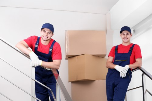 Commercial moving team planning an office relocation in Richmond