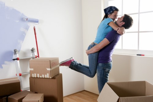 Removal van ready for a local move in Richmond