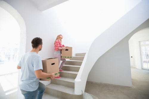 Careful packing for student move in Richmond
