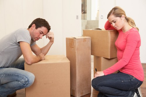 Professional removal team loading furniture in Richmond