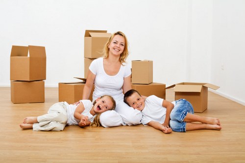 Furniture protection for a Richmond flat removal