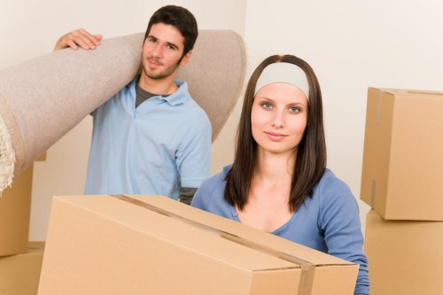 Loaded moving truck ready for a Richmond home or office move