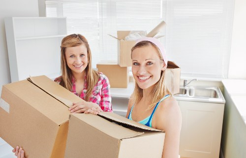 Handling furniture carefully during a house move