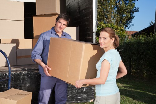 Apartment furniture removals in Richmond with protective wrapping